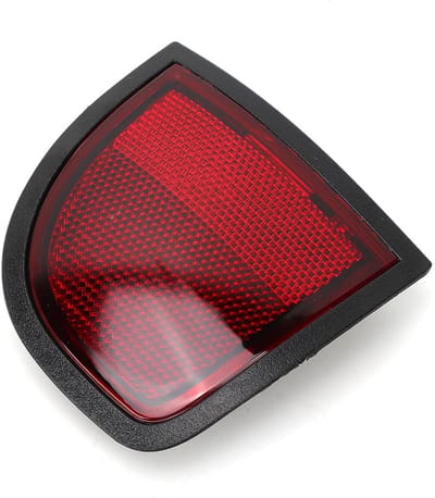 Rode Achter Bumper Reflectorpaneel voor L200 Triton ML MN 2005-2015 - Verbeterde Zichtbaarheid en Veiligheid, Eenvoudige Installatie, Duurzaam Materiaal