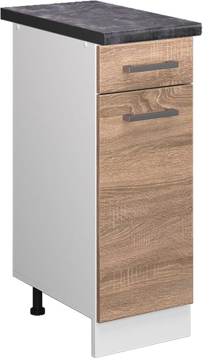 Vicco R-Line Keukenonderkast – 30 cm, WB Antraciet Sonoma