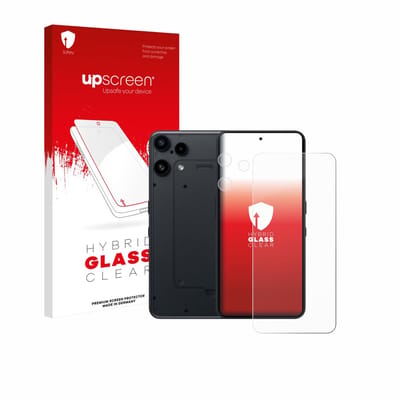 upscreen - Screenprotector voor Nothing Phone (3a) Lite (Voor+Camera) - Folie Beschermfolie Beschermglas transparant