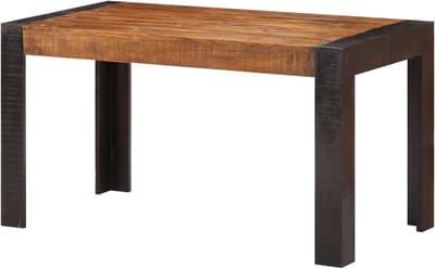 Eettafel Massief - Houten Tafel - Eten en Ontspannen - Unieke Houtnerf - 140 x 70 cm - Bruin