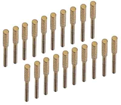 Dailygoods- Kettingzaagslijper 20 Stuks - Slijpkop voor Zaagkettingslijper - Schuurpapier - Graveergereedschap - Afschuiningen en Groeven - Multifunctioneel - Slijper