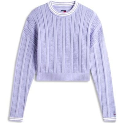Tommy Jeans Tjw Boxy Flag Kabeltrui - Fashion Wear - Vrouwen