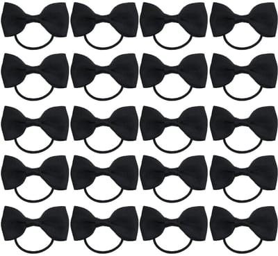 Haarstrikken, elastische haarbanden voor meisjes, schoolhaarsieradenset met strikken, haarelastiekjes voor meisjes, schoolbanden en haarelastiekjes voor meisjes