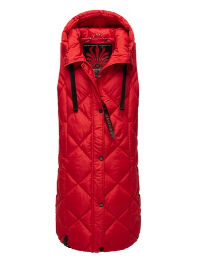 Navahoo lange dames bodywarmer Schnuckel – Modern & Met Capuchon