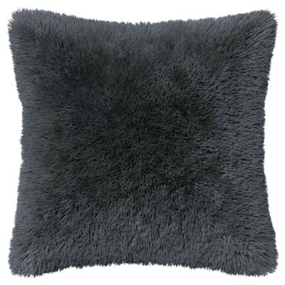 vidaXL - Kussensloop - 2 - pcs - HEERLEN - Antracietkleurig - 30 - x - 30 - cm - PV - Fleece