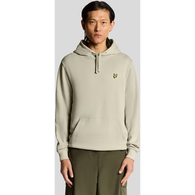 Lyle & Scott Loopback Katoenen Hoodie - Grijs
