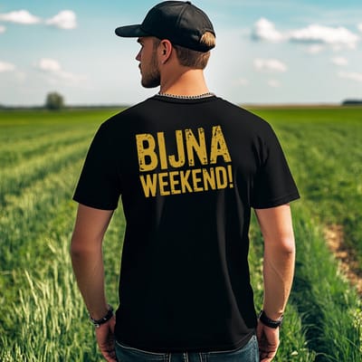 AGRIFANS® Bijna Weekend - Heren T-shirt - S
