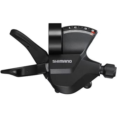 Shimano SL-M315-8R Rapidfire Plus schakelhendel rechts – 8-speed – met versnellingsindicator – zwart