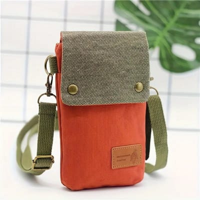 Livano Schoudertas - Dames - Heren - Crossbodytassen - Slingbag - Bag - Nektas - Nektasje - Messenger - Crossbody - Oranje