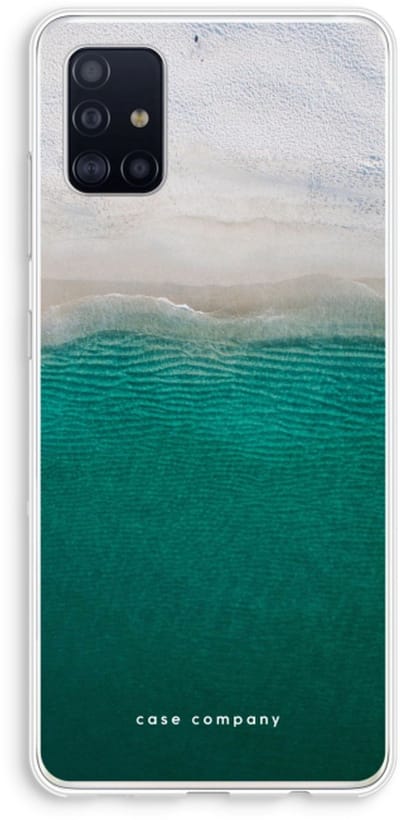 Case Company® - Hoesje geschikt voor Samsung Galaxy A51 4G hoesje - Stranded - Soft Cover Telefoonhoesje - Bescherming aan alle Kanten en Schermrand