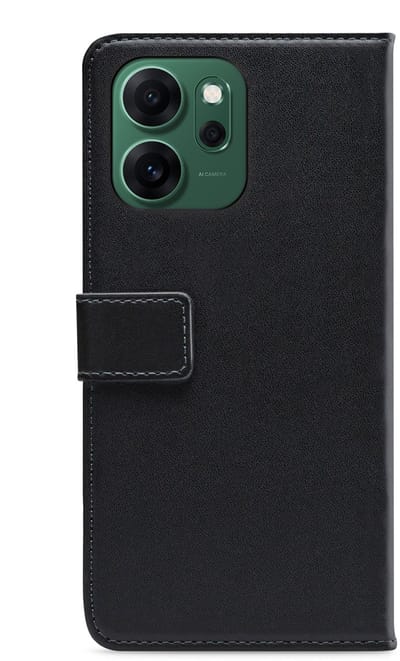 Mobilize Telefoonhoesje geschikt voor OPPO Reno 14F Hoesje | Mobilize Classic Gelly Wallet Bookcase Portemonnee | Pasjeshouder voor 2 Pasjes | Telefoonhoesje voor Pinpas / OV Kaart / Rijbewijs - Zwart