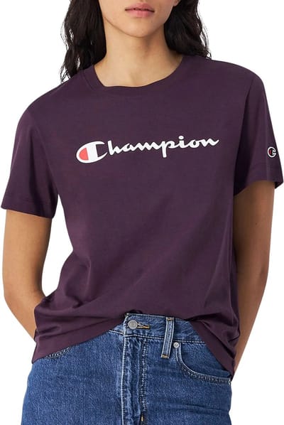 Champion Big Logo Jersey Shirt Dames - Maat L