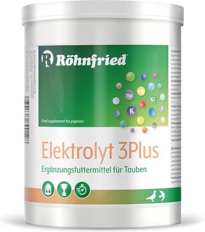 Rohnfried Electrolyt 3 Plus 600g - voor postduiven