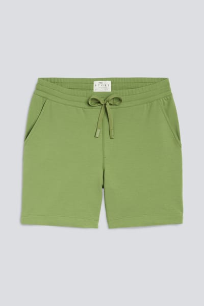 Track shorts Serie Felpa Stretch Peridot