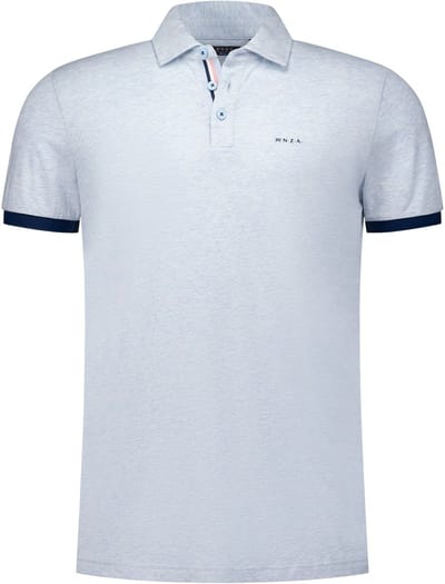 NZA Polo Briggs Pastel Blauw - Maat M - Heren