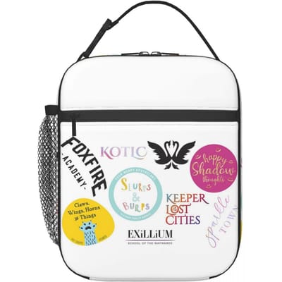 Keeper Of The Lost Cities Geïsoleerde Lunchtas voor Dames Kinderen Draagbare Voedseldozen Thermische Lunchbox Tote One Size