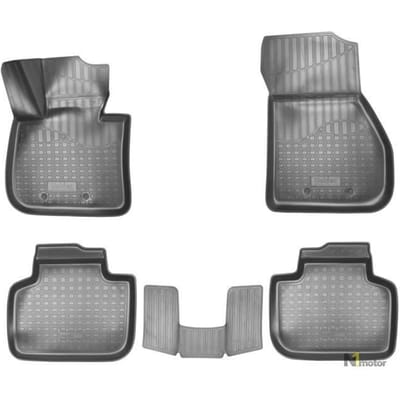 Tapis De Sol En Caoutchouc TPE - NORM Liners - BMW X1 F48 - Antidérapant - Résistant - Toutes Saisons noir