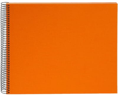Goldbuch - Spiraalalbum Bella Vista - Zon oranje/Wit - 35x30 cm