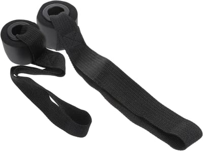 Deuranker Set - Fitness Deurbevestiging - Thuis Trainen - Hoge Sterkte PVC - 20 cm - Zwart