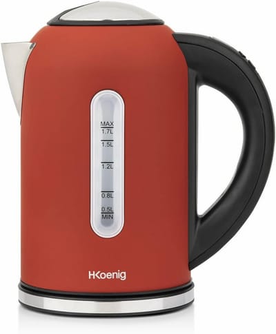 Programmeerbare Elektrische Waterkoker 1,7L met Instelbare Thermostaat en Snelkookfunctie