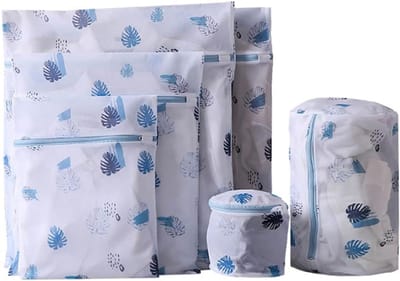Wasnet Set - Kleding Beschermers - Kleding Wassen - Ritssluiting Bescherming - 60x60cm - Diverse Kleuren