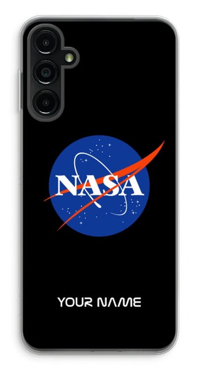 Gepersonaliseerd - Case Company® - Hoesje geschikt voor Samsung Galaxy A14 hoesje - NASA - Soft Cover Telefoonhoesje - Bescherming aan alle Kanten en Schermrand