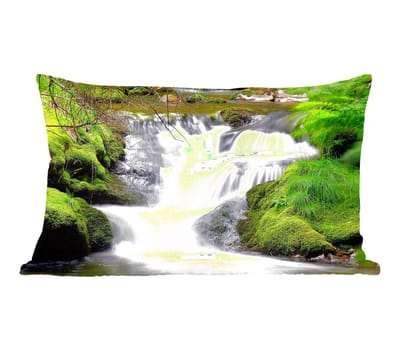 Sierkussens - Kussentjes Woonkamer - 50x30 cm - Water - Natuur - Waterval