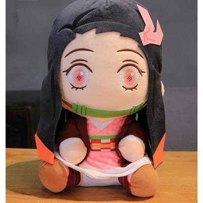 20cm Hete Japan Demon Slayer Pluche Poppen Schattige Anime Kimetsu No Yaiba Kamado Tanjirou Nezuko Zenitsu Kyoujurou Speelgoed Kinderen Cadeaus vuurrood