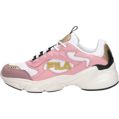 Fila Collene Logo Sneakers Laag - Roze - Maat 31