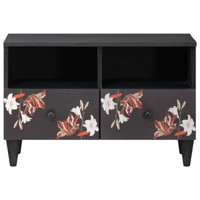 vidaXL - Opbergkasten - Multikleur - 70 - x - 33,5 - x - 46 - cm - Massief - Mango - Hout