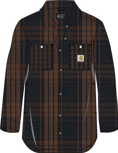 Carhartt Dames Loose Fit -twill geruit overhemd 107136