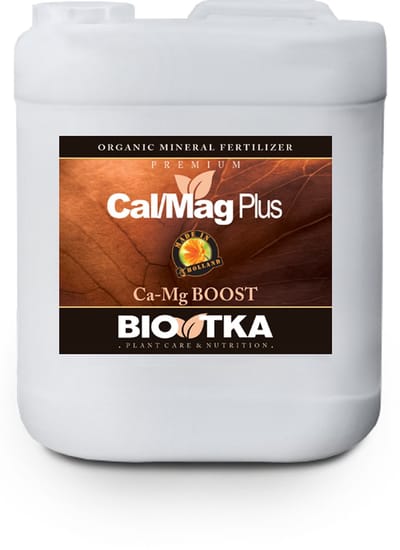 BioTka Cal/Mag PLUS (Ca-Mg BOOST) 5 Ltr. (plantvoeding - biologische voeding - biologische plantvoeding - kamerplanten - bio supplement - hydro plantvoeding - plantvoeding aarde - calcium – magnesium - kokos voeding – coco - organisch - booster)