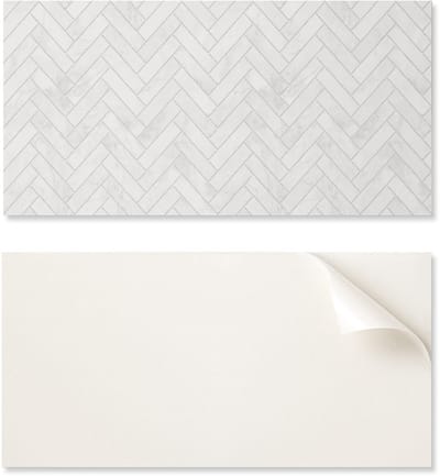 Zelfklevende vinyl wandbekleding met afbeeldingen voor de keuken, 100x50 cm, 3D visgraatpatroon