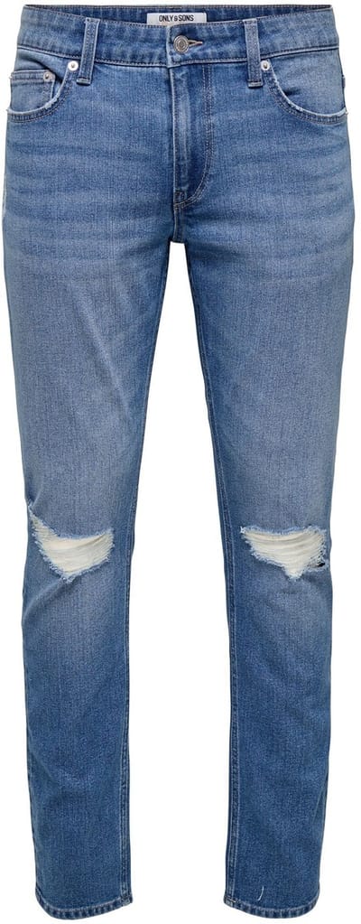 ONLY&SONS - ONSLOOM SLIM DESTROY BOX5593 PIM DNM EXT - Heren - Jeans