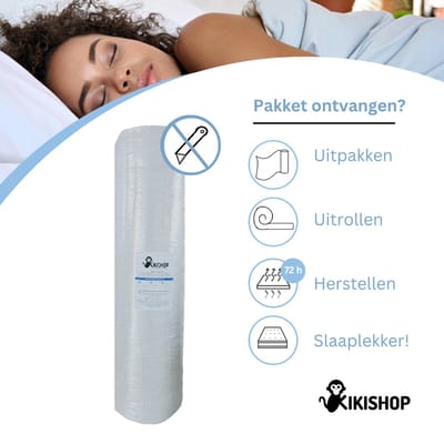 Topper - Topdek Matras Hybrıde luxe XXL - 80x210x9-5 jaar garantie