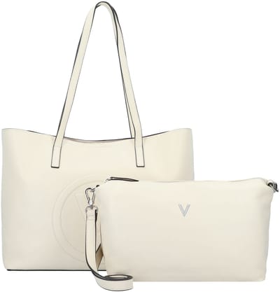 VALENTINO Shopper Schoudertas Selena Re Shopping Bag Ecru Beige