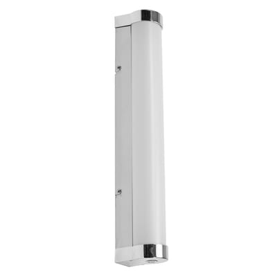 OSRAM ORBIS Buisspiegel-/wandlamp met LED, mat glas/chroom, 9W, 900lm, dimbaar, 3000/4000K verstelbaar via wandschakelaar, 40cm diameter, IP44 bescherming tegen vreemde voorwerpen/spatwater