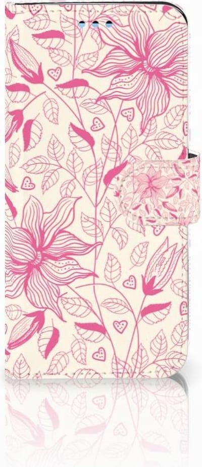 Samsung Galaxy S9 Hoesje Pink Flowers