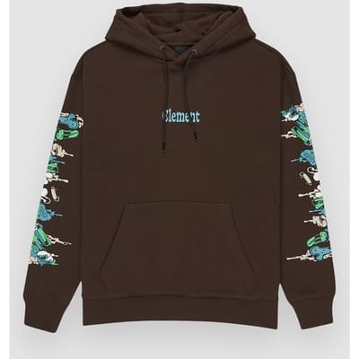 Element Rolling Dead Po Hoodie bruin