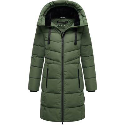 Marikoo Natsukoo dames winterjas – warm, teddyvoering & capuchon