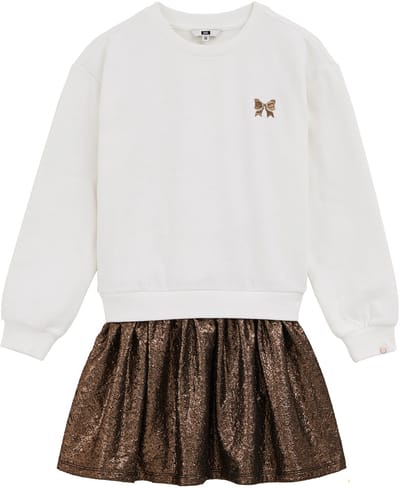 WE Fashion Dress Short Off-white Taglia: 134/140 | Vestiti Outlet | kids | Bianco