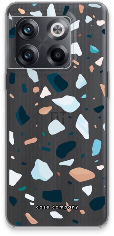 Case Company® - Hoesje geschikt voor OnePlus 10T hoesje - Terrazzo N°13 - Soft Cover Telefoonhoesje - Bescherming aan alle Kanten en Schermrand