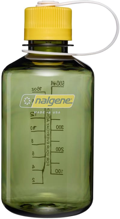 Nalgene - Narrow-Mouth Bottle - drinkfles - waterfles - 500ml - Oil Green w/Freesia Sustain NIEUW!