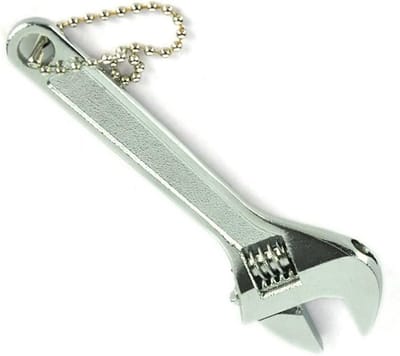 Verstelbare Mini Moersleutel met Antislip Handvat voor Reparatie en Onderhoud - Max. Opening 11mm, Lengte 68mm, Compacte Handgereedschappen