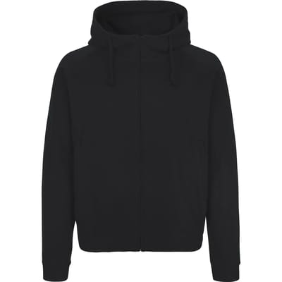 Unisex Hoodie met capuchon en rits Black - XS