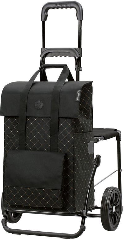 Andersen Shopper Komfort Shopper Lisa Winkelwagen 59 cm - 45 L - schwarz