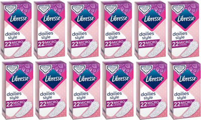 Libresse Micro Inlegkruisjes - 12x22st - Voordeelverpakking