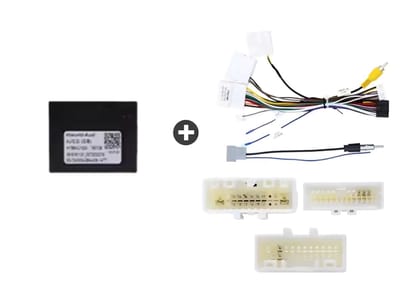 Iso kabelset met canbus decoder voor Carplay en autoradio | Geschikt voor o.a. Nissan Qashqai J10, X-Trail, Note, Juke | kabel adaptor stekker connector aansluiting adapter verloopstekker | 2007 2008 2009 2010 2011 2012 2013 2014 2015 2016 2017 2018