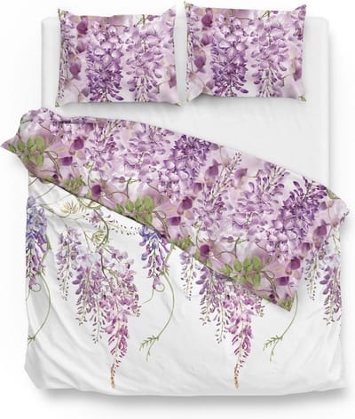 Zo! Home Veerle Dekbedovertrek - Katoen - Eenpersoons - 140x200/220 cm - Pink