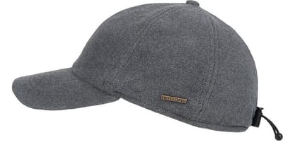 Hatland - Baseball cap voor heren - Lenox - Lichtgrijs - maat S/M (56CM)